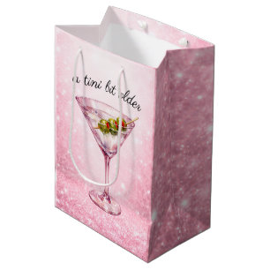 Sacola Para Presentes Média Festa de Aniversário de Mulheres Um Pouco Mais Vel
