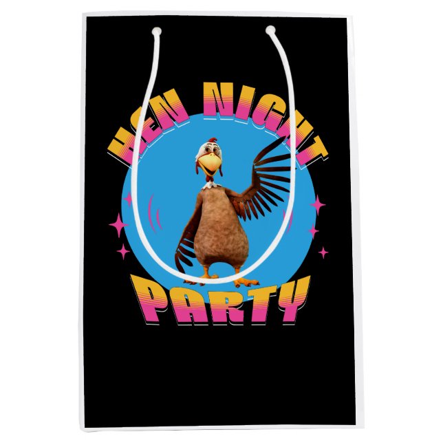 Sacola Para Presentes Média Festa de Despedida de Solteira Divertida Festa de  (Frente)