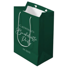 Sacola Para Presentes Média Festa de Despedida de Solteira Esmeralda Personali
