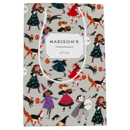 Sacola Para Presentes Média Festa infantil de Halloween