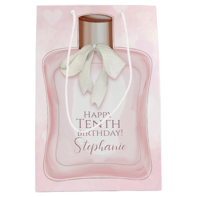 Sacola Para Presentes Média Festa Perfume Glam (Frente)