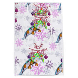 Sacola Para Presentes Média Festive Axlotl