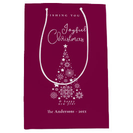 Sacola Para Presentes Média Festivo, Magenta, Festivo, Natal