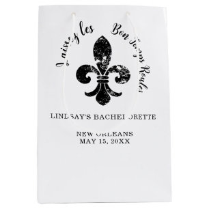 Sacola Para Presentes Média Fleue De Lis Bachelorette Gift Bag