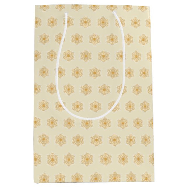 Sacola Para Presentes Média Floco de neve (Frente)