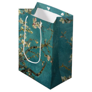 Sacola Para Presentes Média Flor da amêndoa