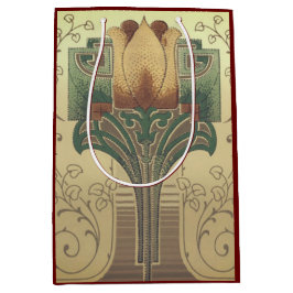 Sacola Para Presentes Média Flor de artesanatos e artes vitorianas