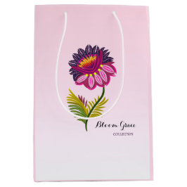 Sacola Para Presentes Média Flor isolada
