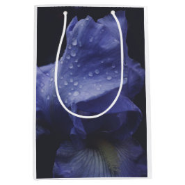 Sacola Para Presentes Média Flor Rosa púrpura