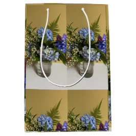 Sacola Para Presentes Média Floral