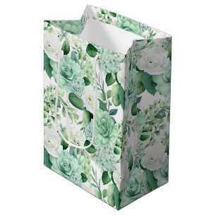Sacola Para Presentes Média Floral Gift Bag