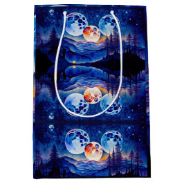 Sacola Para Presentes Média Floral Wrapping Paper