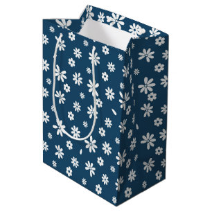 Sacola Para Presentes Média Flores e Petais 4