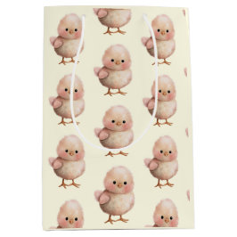 Sacola Para Presentes Média Fluffy Little Pintinho | PRIMAVERA e PÁSCOA