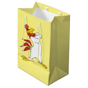 Sacola Para Presentes Média Foghorn Leghorn Arms Cruzados