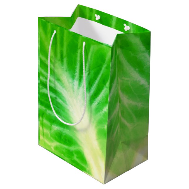 Sacola Para Presentes Média Folha de Couve (Verso inclinado)