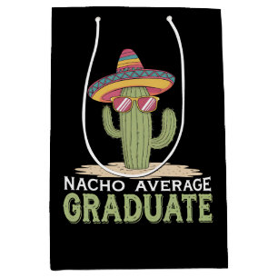 Sacola Para Presentes Média Formado Não Médio Cacto Graduação Mexicano