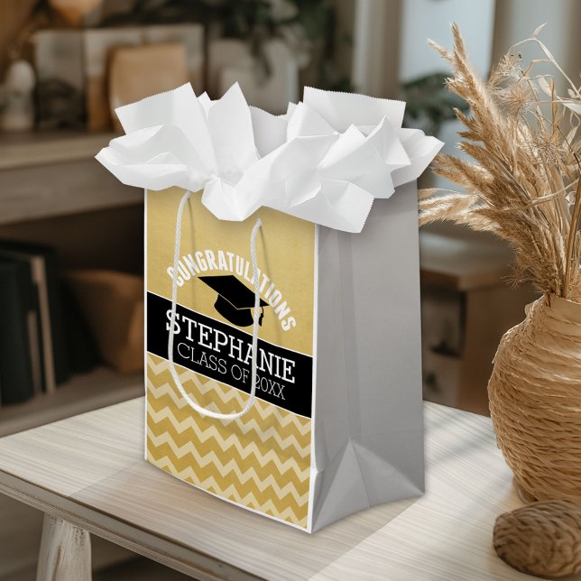 Sacola Para Presentes Média Formando de parabéns - Graduação Personalizada (Custom Gift Bag)