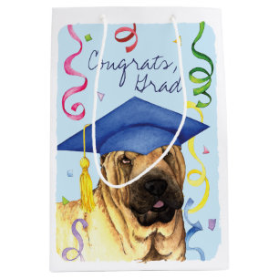 Sacola Para Presentes Média Formando Shar-Pei Chinês