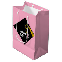 Sacola Para Presentes Média Formatura Rosa