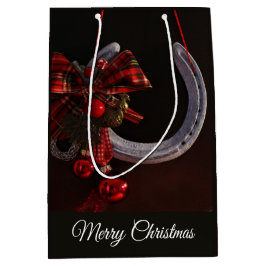 Sacola Para Presentes Média Foto de ferradura equestre