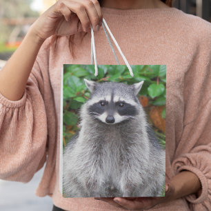 Sacola Para Presentes Média Foto de Wildlife de Raccoon