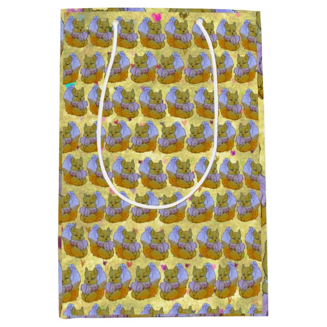 Sacola Para Presentes Média Fox named Dice (Frente)