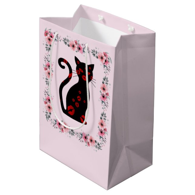 Sacola Para Presentes Média Francês: Bonne Soiree Gift Bag (Verso inclinado)
