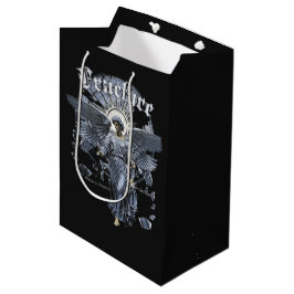 Sacola Para Presentes Média Fratura - Design Gothic Streetwear