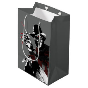 Sacola Para Presentes Média Freddy vs Jason Freddy Ver Vermelho