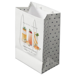 Sacola Para Presentes Média Fruta branca esbelta Chá de panela de coquetel lar