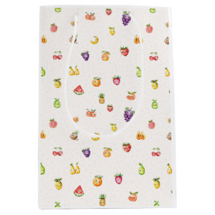 Sacola Para Presentes Média Fruta em questão