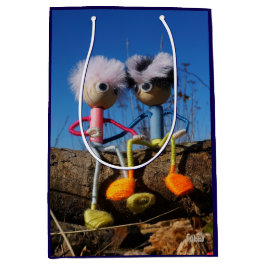 Sacola Para Presentes Média Fubby paartje dat romantisch verliefd zitten.