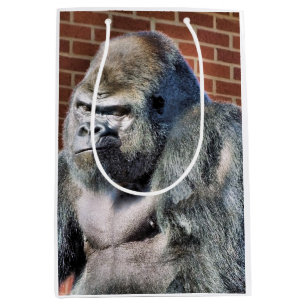 SACOLA PARA PRESENTES MÉDIA FUN GORILLA