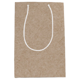 Sacola Para Presentes Média Fundo do papel de embalagem de Brown Impresso