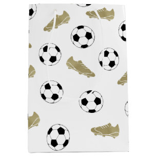 Sacola Para Presentes Média Futebol Clássico Moderno limpa bola
