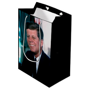 Sacola Para Presentes Média Gabinete Oval do Presidente John F. Kennedy
