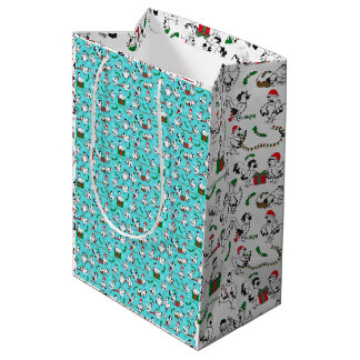 Sacola Para Presentes Média Galinhas de Natal