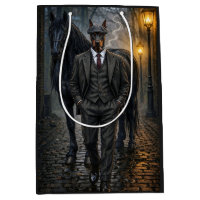 Gângster Doberman em Branco 