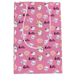 Sacola Para Presentes Média gato