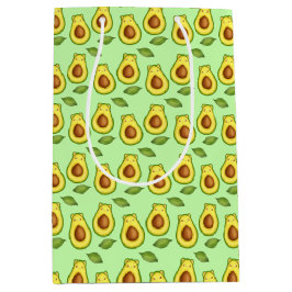 Sacola Para Presentes Média Gato Verde Avocado