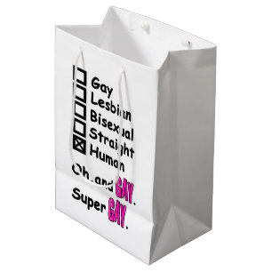 Sacola Para Presentes Média Gay super