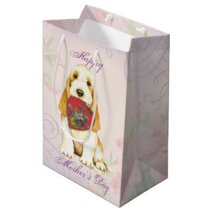 Sacola Para Presentes Média GBGV Heart Mamãe Média Gift Bag