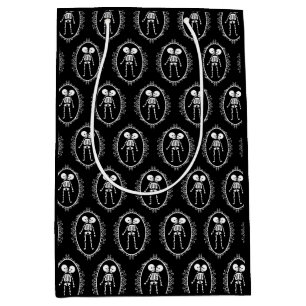 Sacola Para Presentes Média Gêmeos siameses Skeleton Gift Bag