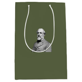 Sacola Para Presentes Média General ⚔️ Robert E. Lee Army Green