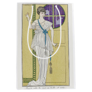 Sacola Para Presentes Média George Barbier, Art Deco Sacola de Presente Média