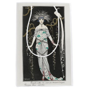 Sacola Para Presentes Média George Barbier, Saca de Presente Médio Art Deco
