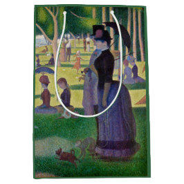 Sacola Para Presentes Média Georges Seurat - Domingo em La Grande Jatte