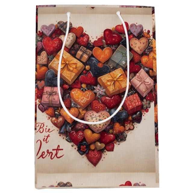 Sacola Para Presentes Média Gift Bag (Frente)