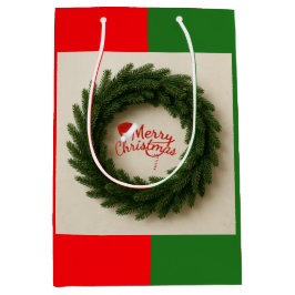 Sacola Para Presentes Média Gift Bag Christmas 